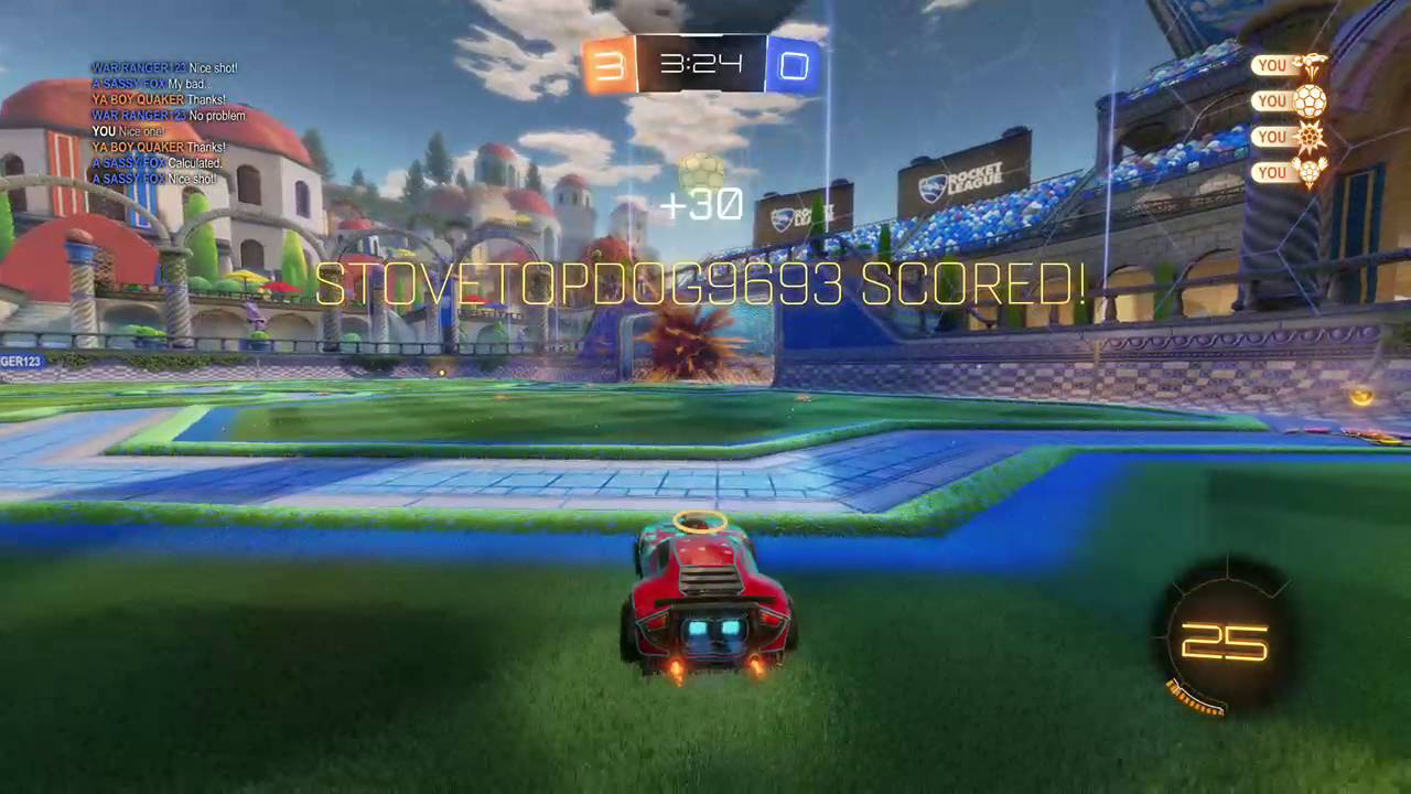 Rocket League/ sick goal