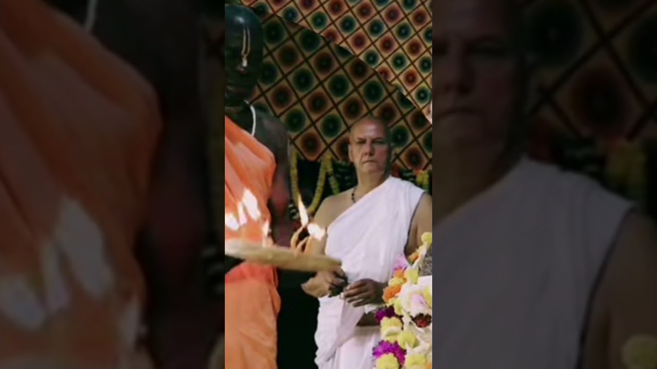 African and European Devotees are Engaged together in Shiva Ratri, ISKCON, MAYAPUR