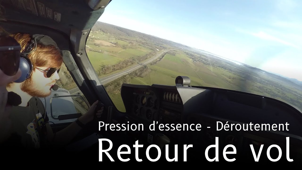 Retour de vol - Pression d'essence et déroutement
