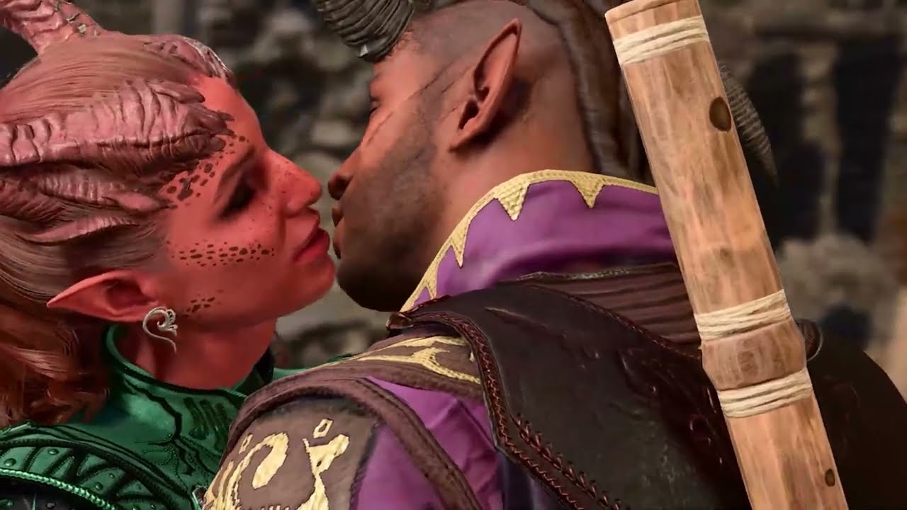 Baldur's Gate 3 Wyll Romance - New & Updated Kisses Patch 6