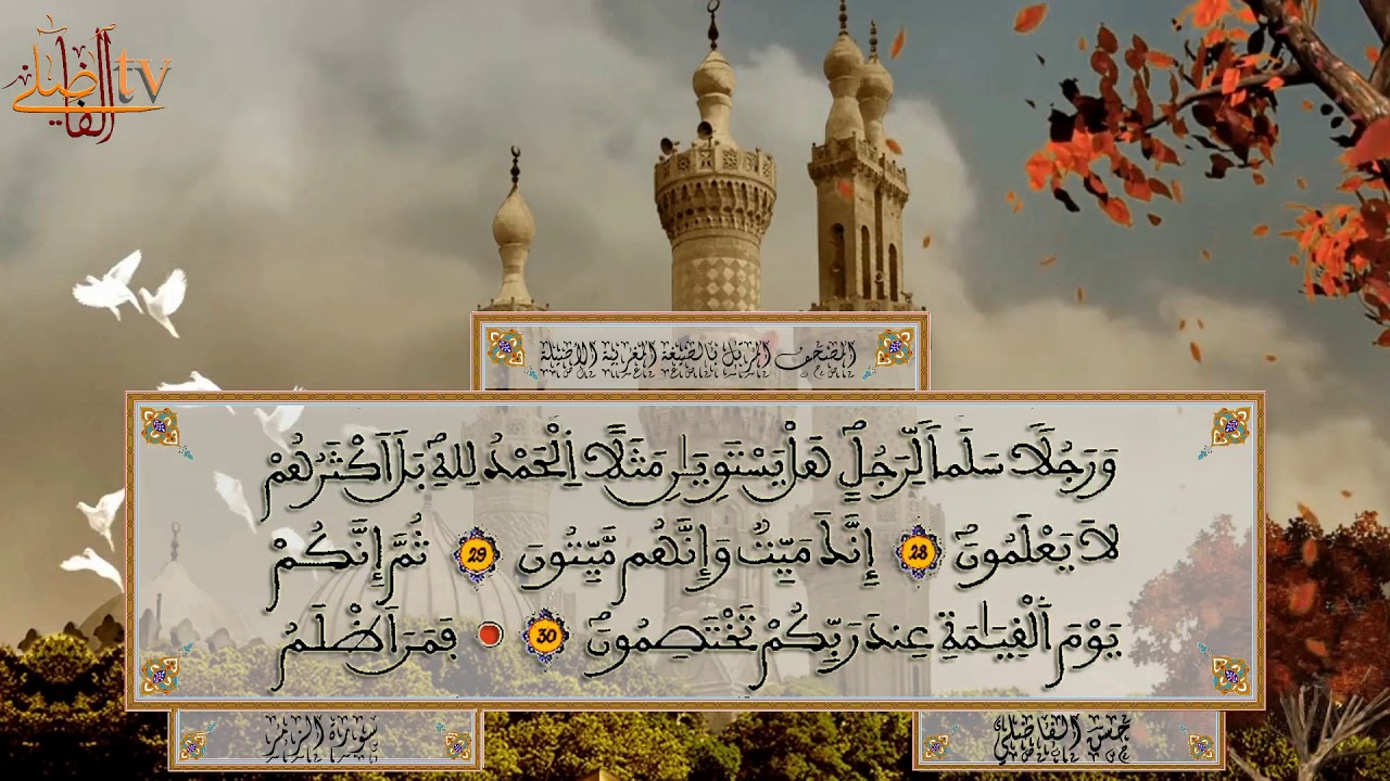 #أجمل_تلاوة_لسورة_الزمر_بالصيغة_المغربية_الأصيلة_القارئ_حسن_الفاضلي_Quran_warsh_Surah_zumar