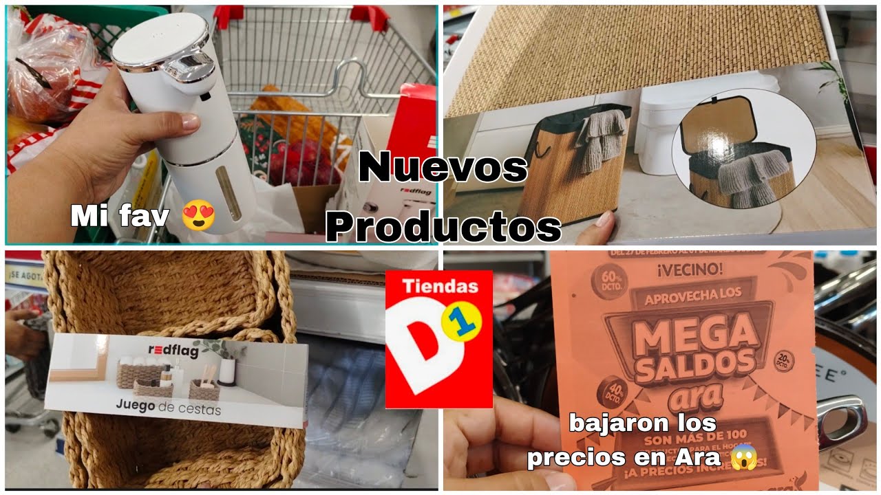 PRODUCTOS ESPECTACULARES EN D1 💯 BAJARON LOS PRECIOS EN ARA 😱 #tiendasara #tiendasd1 
