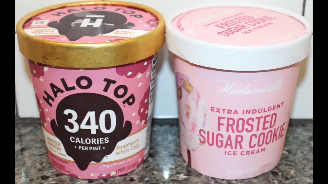 Halo Top Raspberry White Chip Light Ice Cream & Hudsonville Frosted Sugar Cookie Ice Cream Review