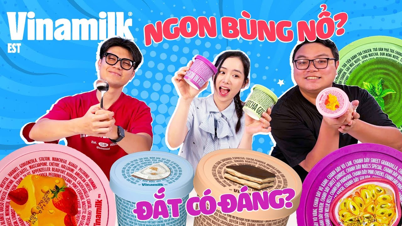 Team UT: Khởi động m&ugrave;a h&egrave;, thử hết c&aacute;c vị kem Gelato hot nhất của Vinamilk!
