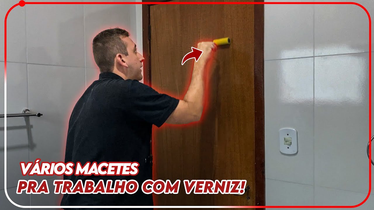 COMO APLICAR VERNIZ EM PORTAS, JANELAS OU M&Oacute;VEIS DE MADEIRA - V&Aacute;RIAS DICAS EM UM &Uacute;NICO V&Iacute;DEO!