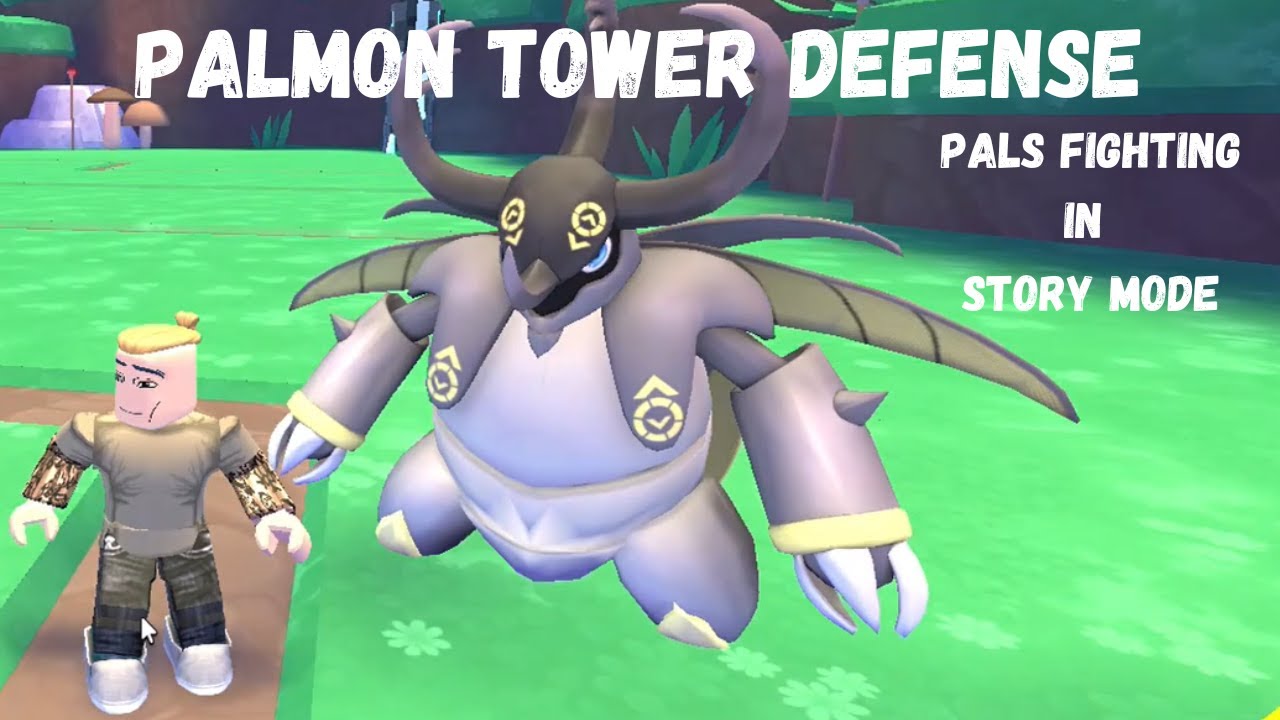 Pokemon Palmon Tower Defense Pals Fighting in Story Mode
