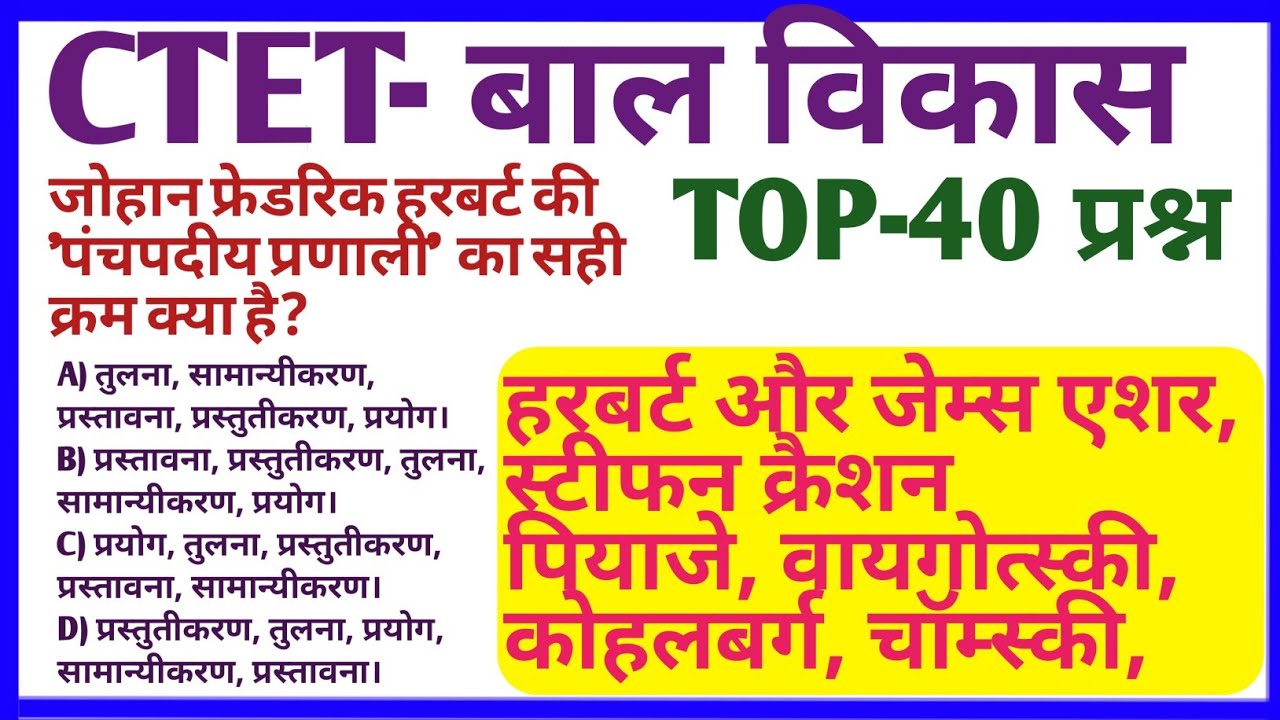 CTET- सभी मनोवैज्ञानिक जो पूछे गए हैं || हर पेपर में पूछे जाते  हैं | कठिन प्रश्नों का MOCK#Cdp