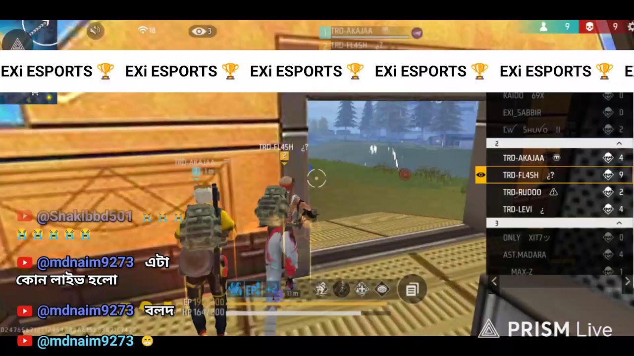 Live streaming of EXi ESPORTS