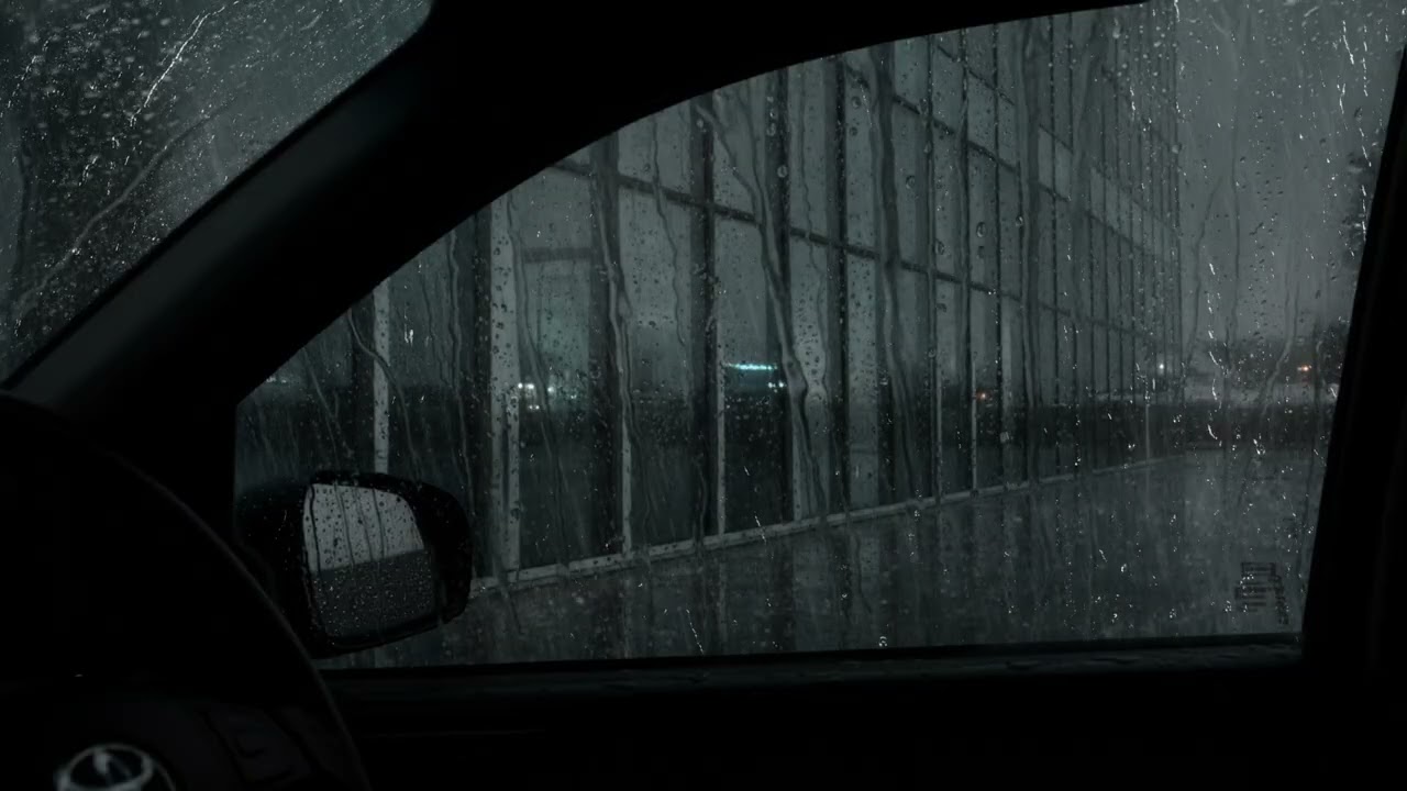 Sleep Instantly 🌧️ Peaceful Car Ambience ✨ with Heavy Rain & Thunder for Ultimate Relaxation