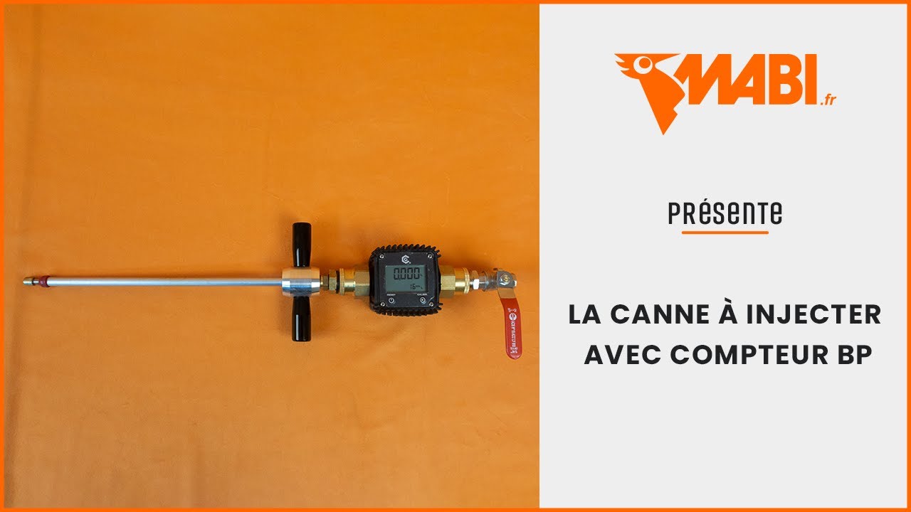 Canne à injecter avec compteur basse pression | MABI