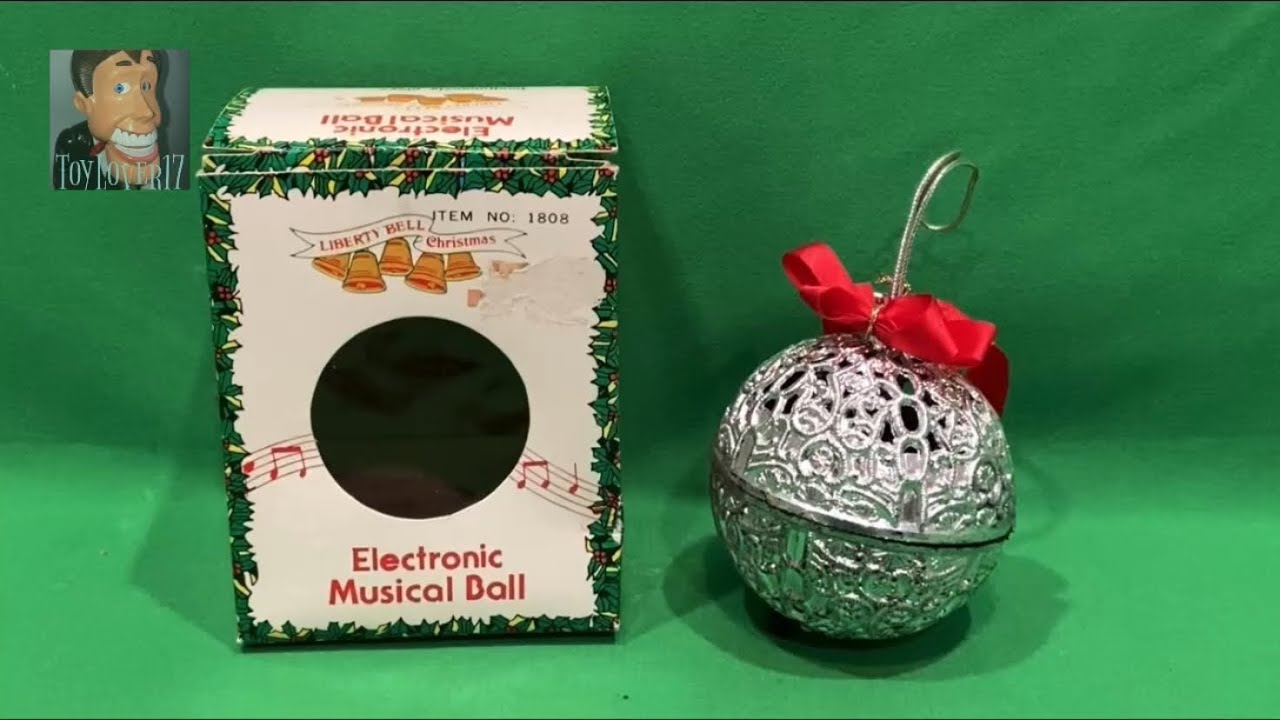 Liberty Bell Christmas Electronic Musical Ball - “Jingle Bells”