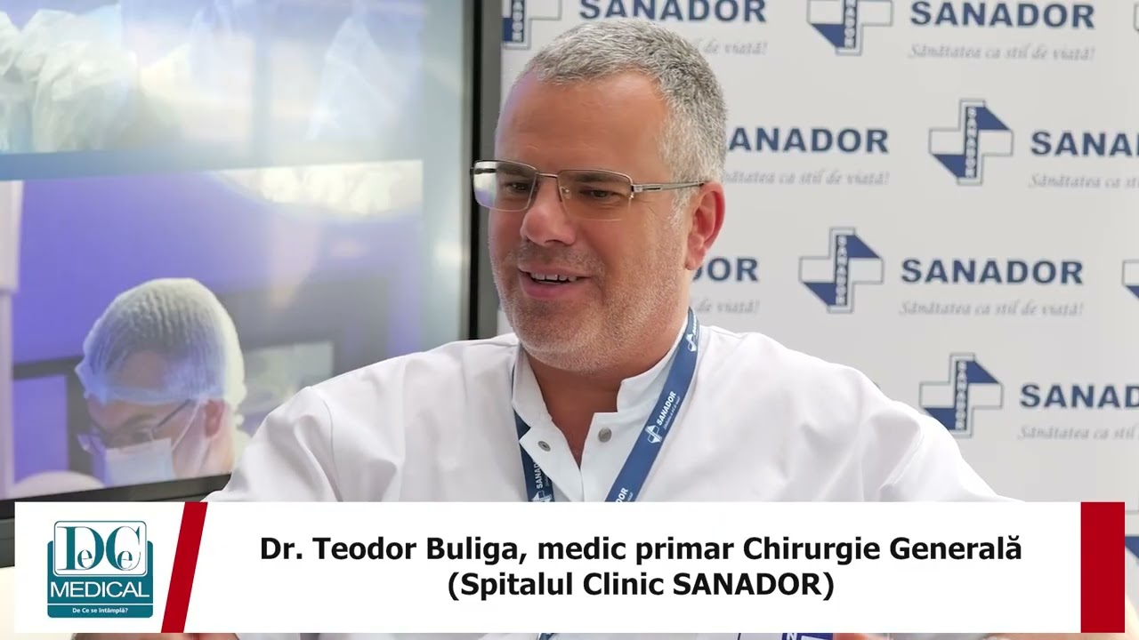 Chirurgia robotică, standardul de aur. Dr. Teodor Buliga (SANADOR) la DC Medical și DC News