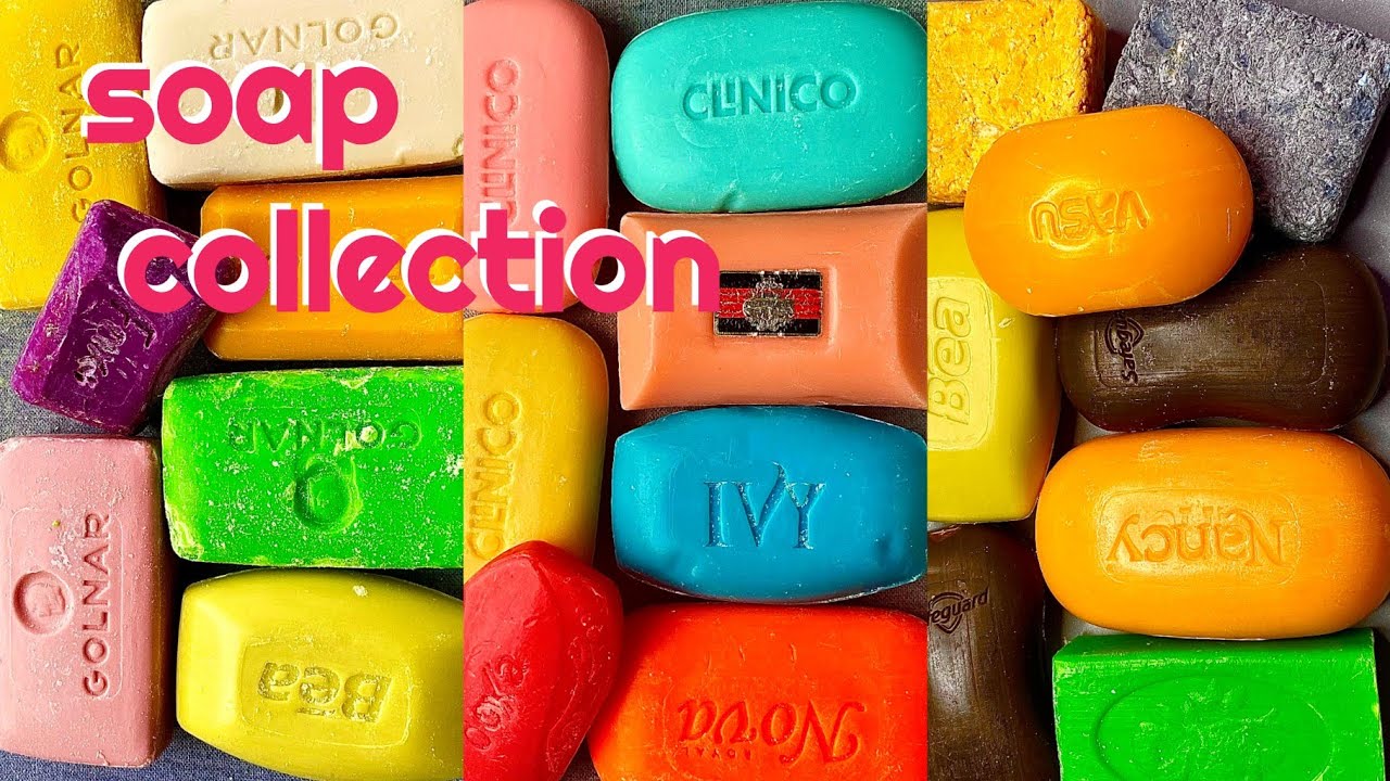 RELAXING CUTTING OF DRY AND BRIGHT SOAP, LONG VIDEO : ASMR DRY SOAP CUTTING