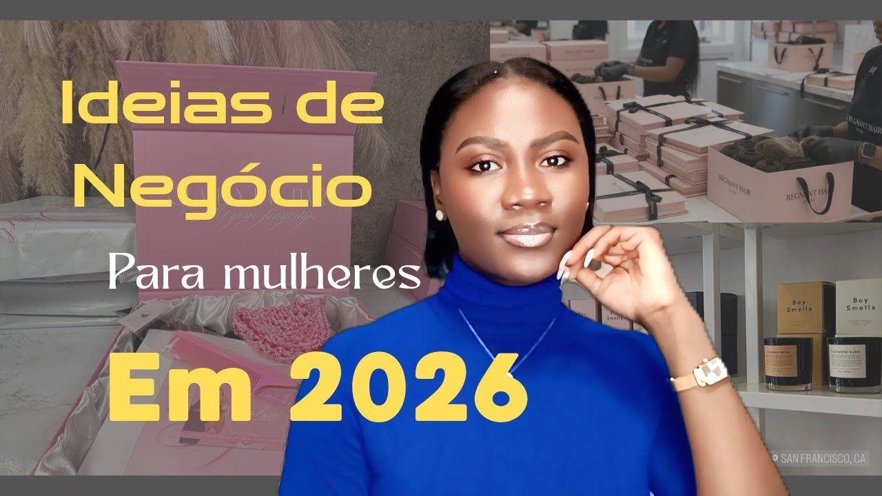 Ideias de negócio para investir em 2026| com Deus no centro.. ✨@cleriacapinala 