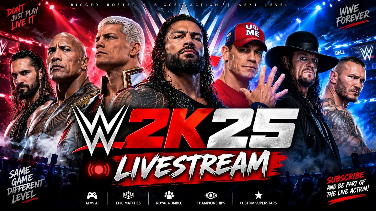WWE 2K25 LIVE &ndash; Unbelievable Finish😱 | Best Match Ever Played!#wwe #wrestling #wwe2k25#shorts#views