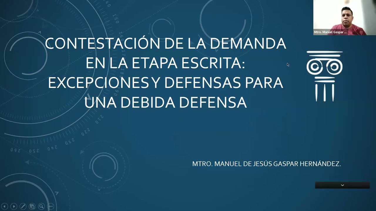Clase 1 de CECAP   La contestación de la demanda en la etapa escrita