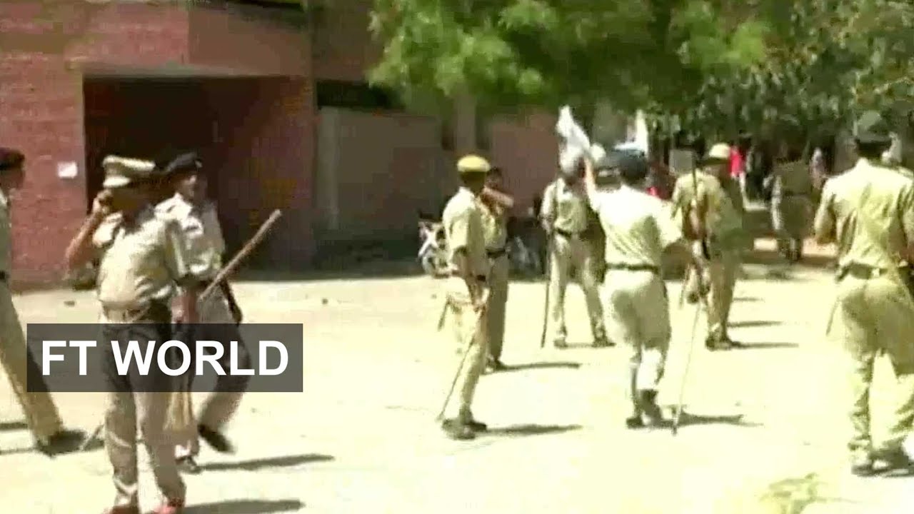 Violence at Indian election