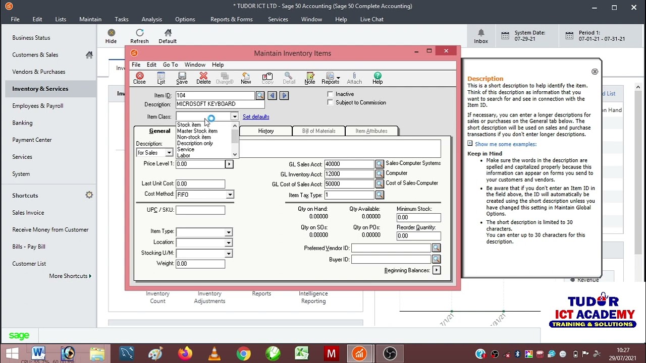 Inventory Management - Sage 50 Accounting