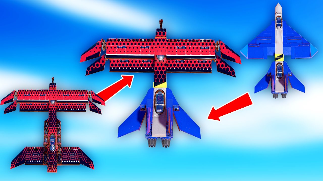 Multiplayer FrankenPlane Challenge: Flying Only Half-a-Plane