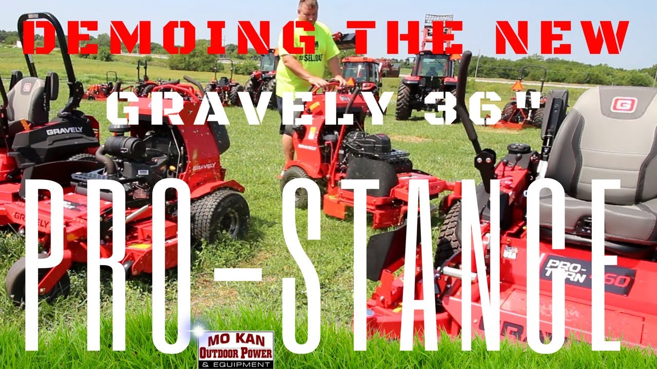New Mower Gravely Pro Stance 36
