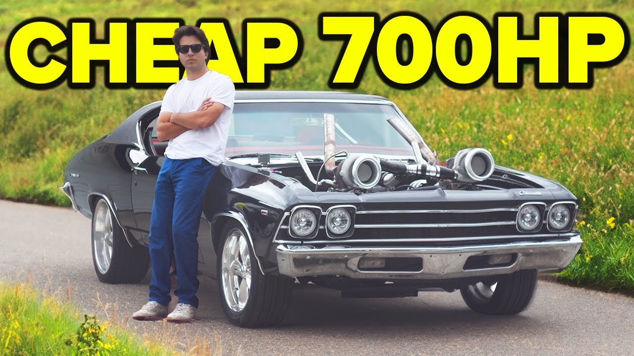 Постройка 700-сильного мускул-кара Twin Turbo V8 за 5 минут!