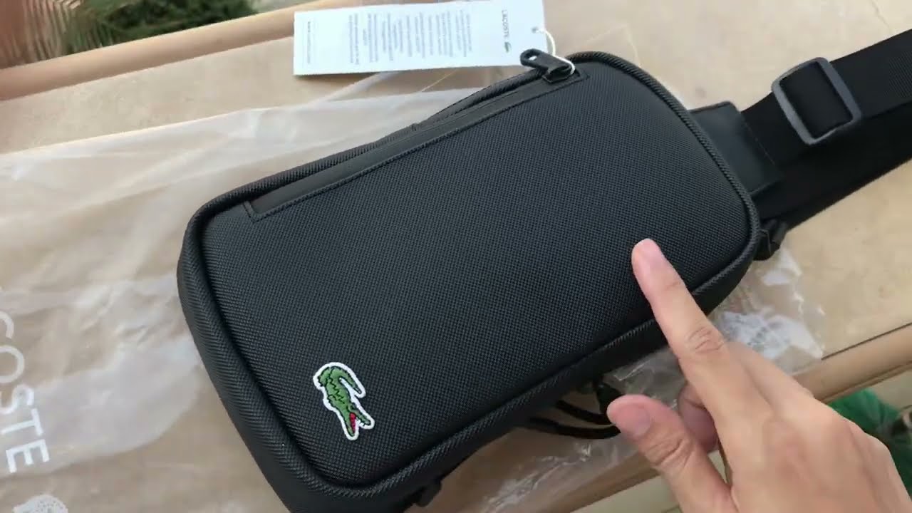 Lacoste body bag noir NH3530LV review by instagram Lqtokk