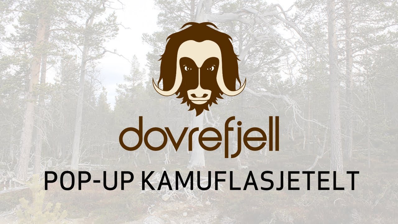 Hvordan pakke sammen Dovrefjell Pop-up telt