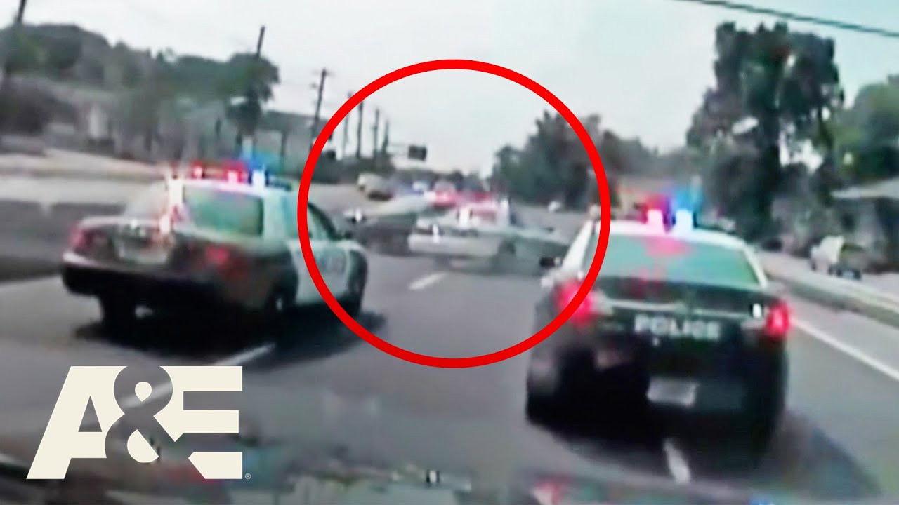 Live PD Presents: PD Cam - Man Steals Police Car During Wild Pursuit, Stopped by PIT Maneuver | A&E