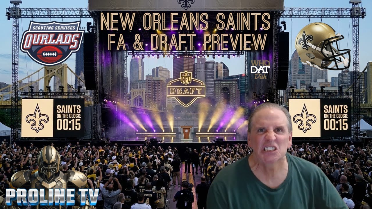 NFL Free Agency & NFL Draft Previews - New Orleans Saints