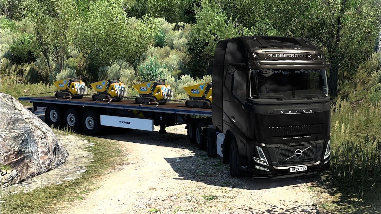 Driving a Truck Through Italy’s Dirt Roads and Tight Turns | ETS2 #ets2 #eurotrucksimulator2