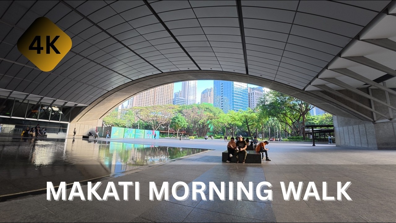 POV Walking to Work in Makati 🇵🇭  4K Morning City Vibes