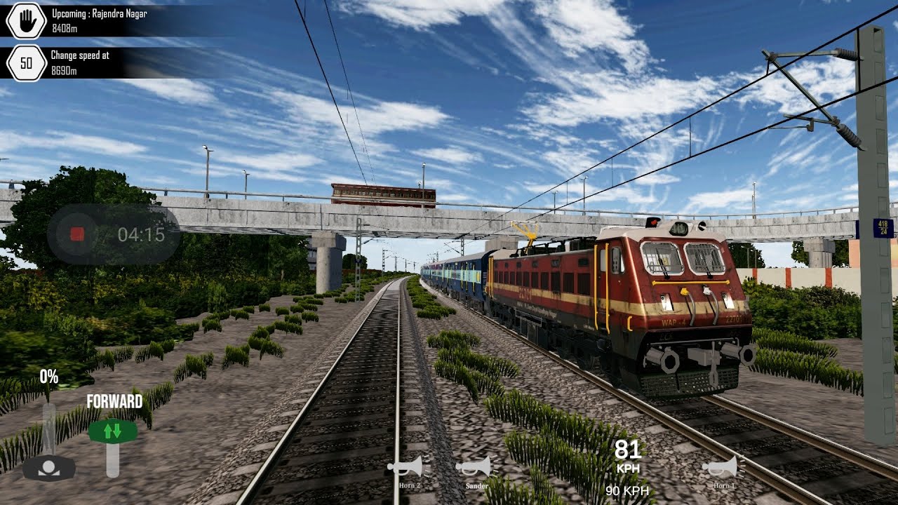 Train Simulator gamePlay 🎮🚄💨 ( @JeetBabu-1100 ) Train Simulator Video Game 🎯💨🚄