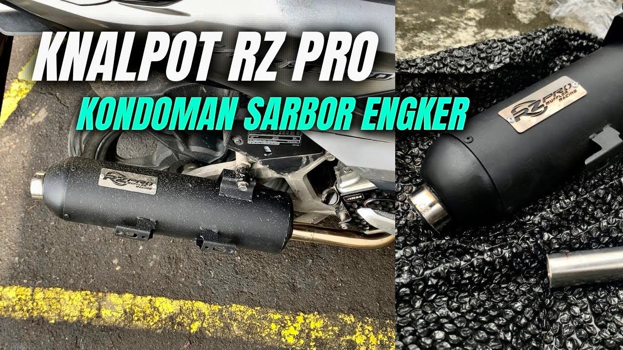 KNALPOT RZ PRO❗️SARBOR ENGKER VARIO 150 NEW❕