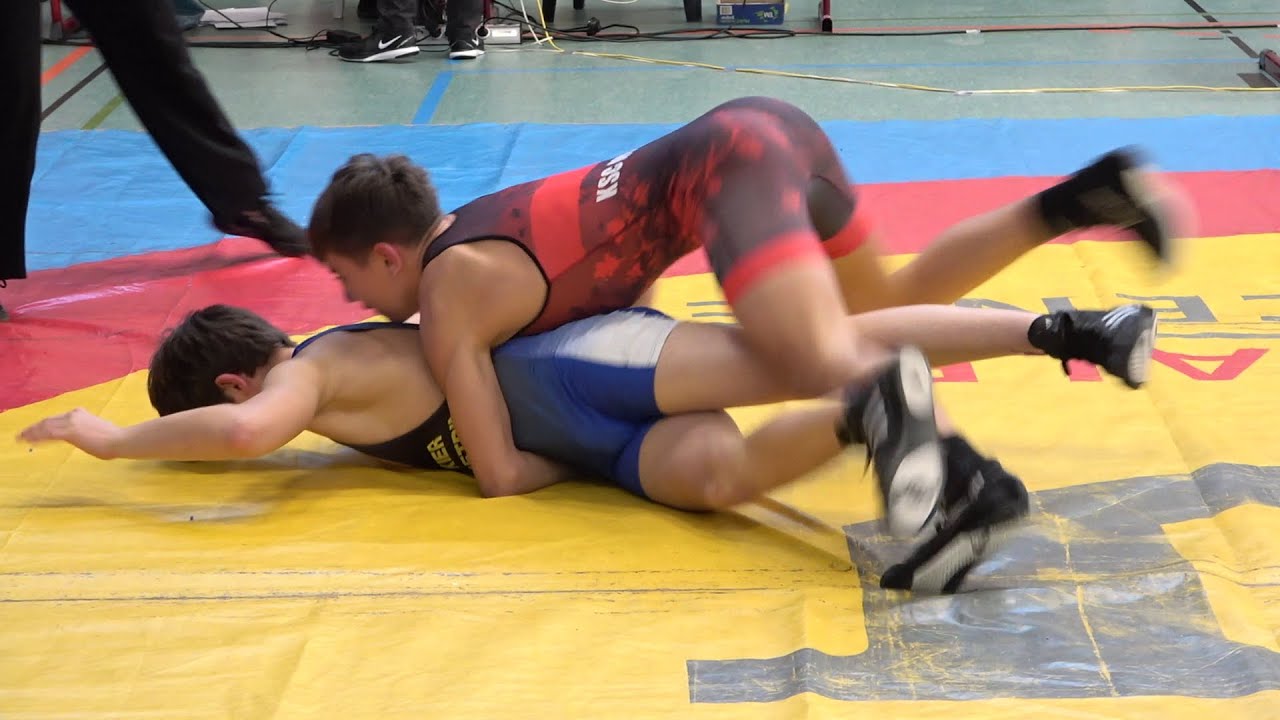 Wrestling / Ringen,  Sparkassenpokal Jena 2025, Freestyle, U17, 55 kg, Wagenknecht - Obenauf