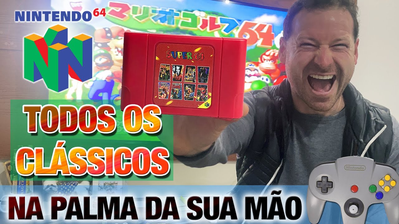UNBOXING e LISTA de JOGOS EVERDRIVE N64: Como importar? Como fazer o save? Jogos Rodando...