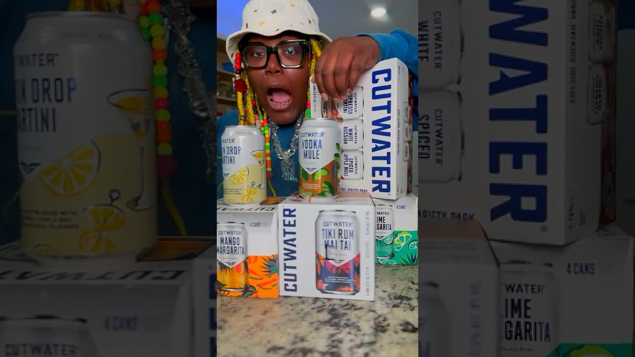 Пробую все вкусы CUTWATER, которые я смог найти в одном видео 