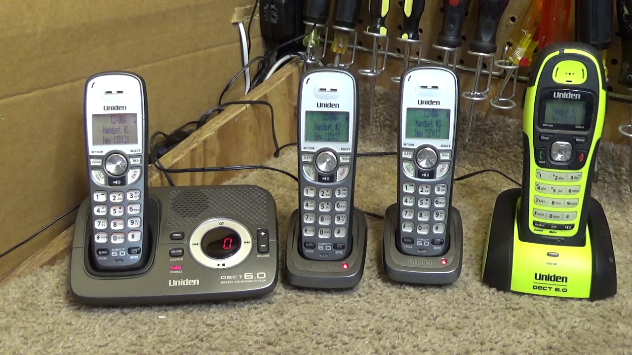 Uniden DECT1580-4WXT DECT 6 Cordless Phone with Digital Answering System | Initial Checkout