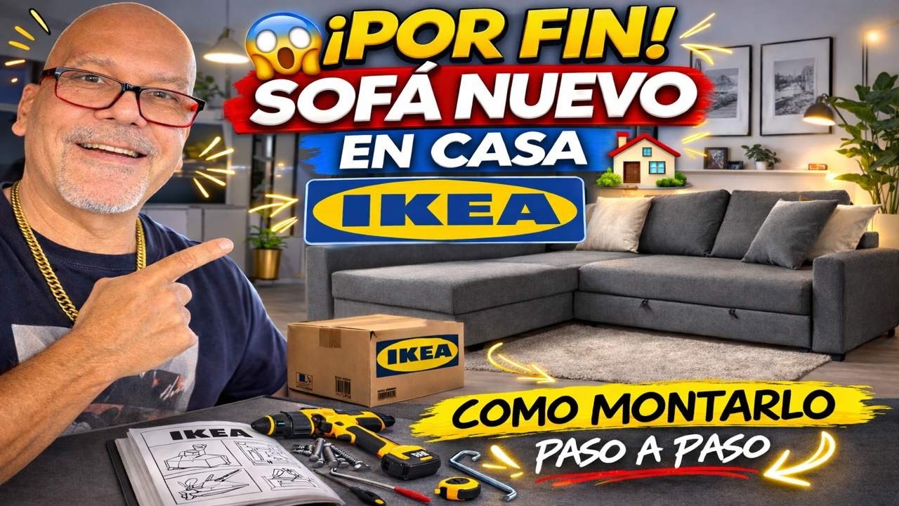 😍 ¡POR FIN! Montaje Completo Sofá Cama IKEA Paso a Paso 🛠️✨