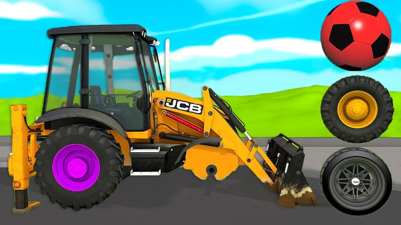 DIY Heavy Construction: Concrete Road Project With JCB 3CX Tractor Excavator and Dump Truck