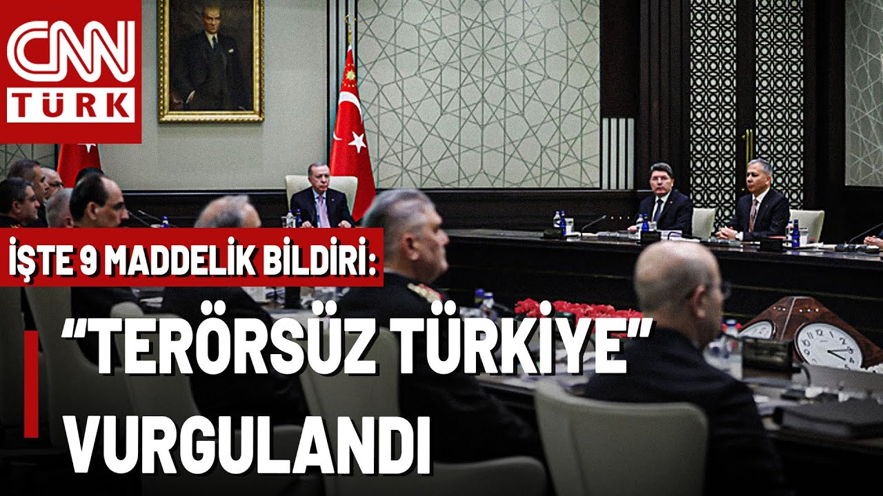 SON DAKİKA🚨Yılın İlk MGK'sı Sona Erdi! İşte MGK Sonrası Yayınlanan 9 Maddelik Bildiri