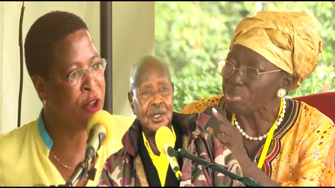 Kadaga Vs Anita Among infront of H.E.Museveni