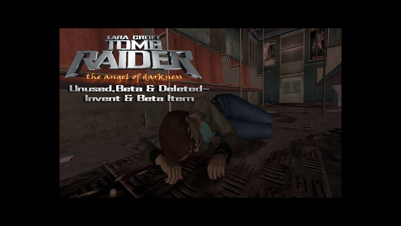 Tomb Raider 6:Angel of Darkness-Unused,Beta & Deleted-Invent & Beta Item (Old version)