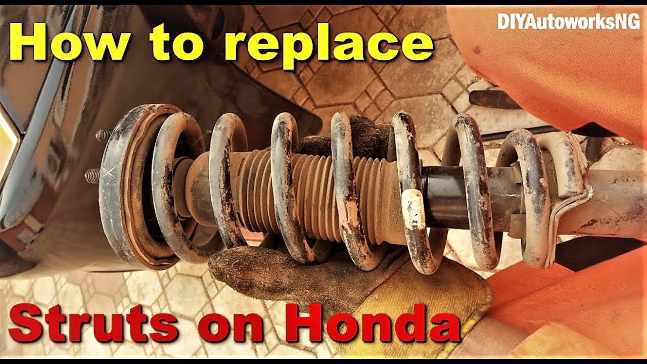 Replacement of Front Shock Absorber (Struts) on the 2003 - 2007 Accord 2.4L