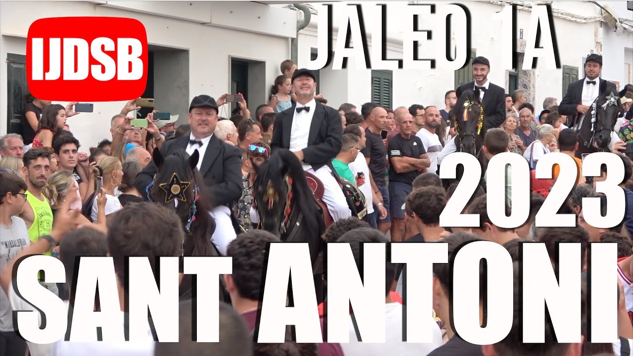 Pas doble i 1a volta Jaleo 🔴 Dissabte de Sant Antoni 2023 ☀️ Fornells 🐴 Festes de Menorca