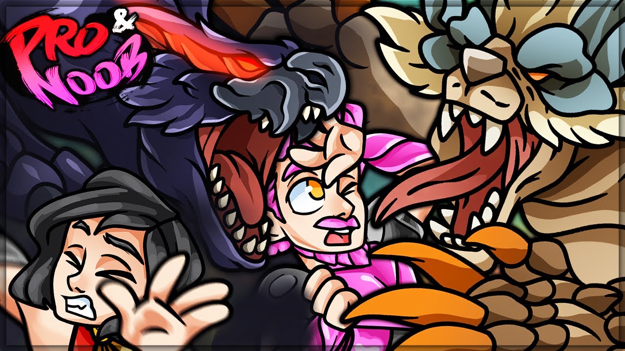 ONLY 1 SHALL SURVIVE - Pro and Noob VS Monster Hunter Stories Remaster!