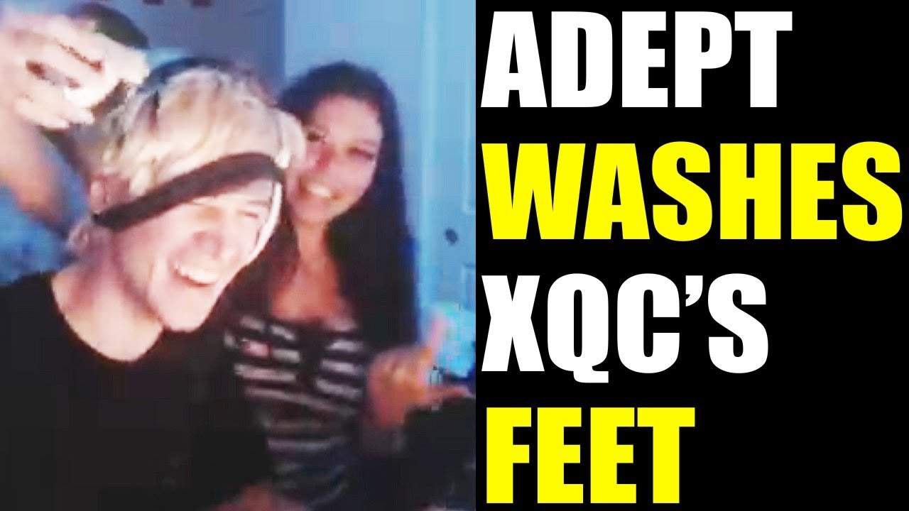 Adept Cleans xQc's Feet | xQc Tries to be Stealthy | xQc Funny Moments 27