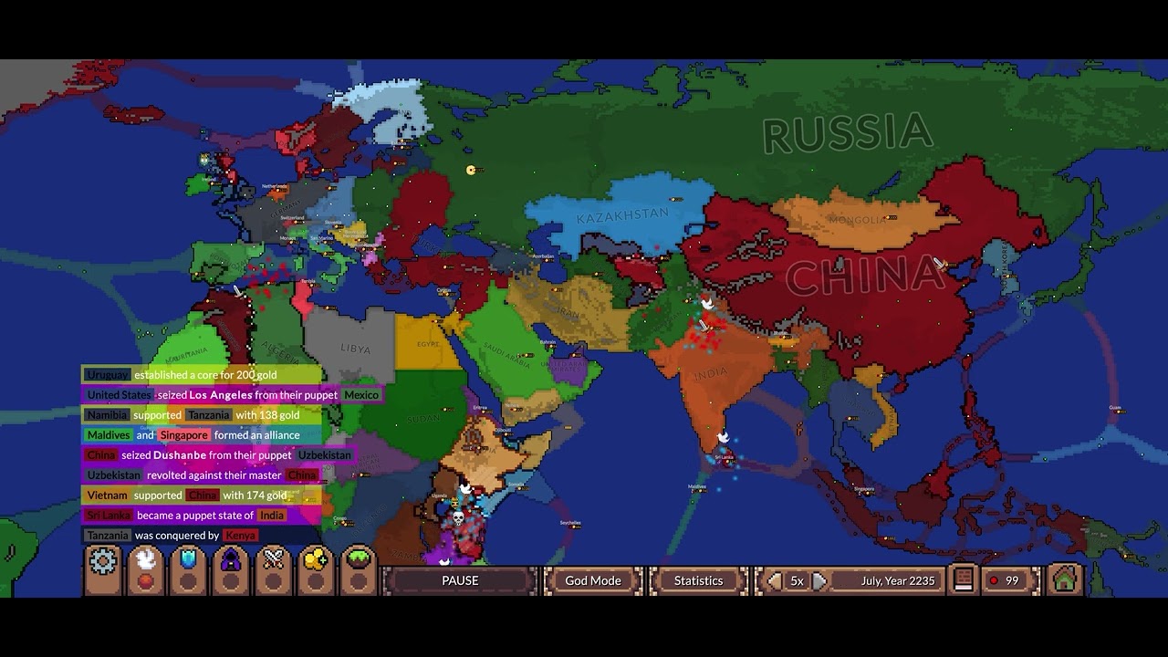What if Pakistan attacks India? | World Map Simulation