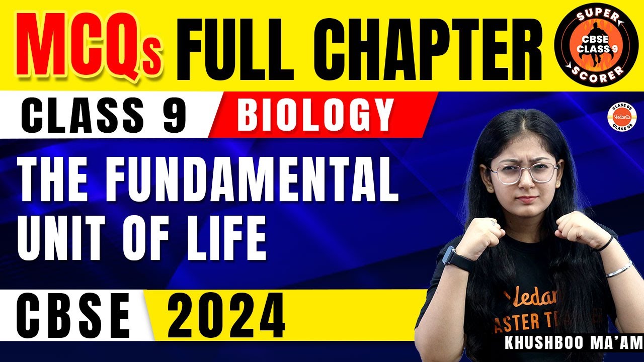 NCERT Class 9 MCQs: The Fundamental Unit of Life | CBSE  2024 9th Science Biology Ch-5 MCQ Questions