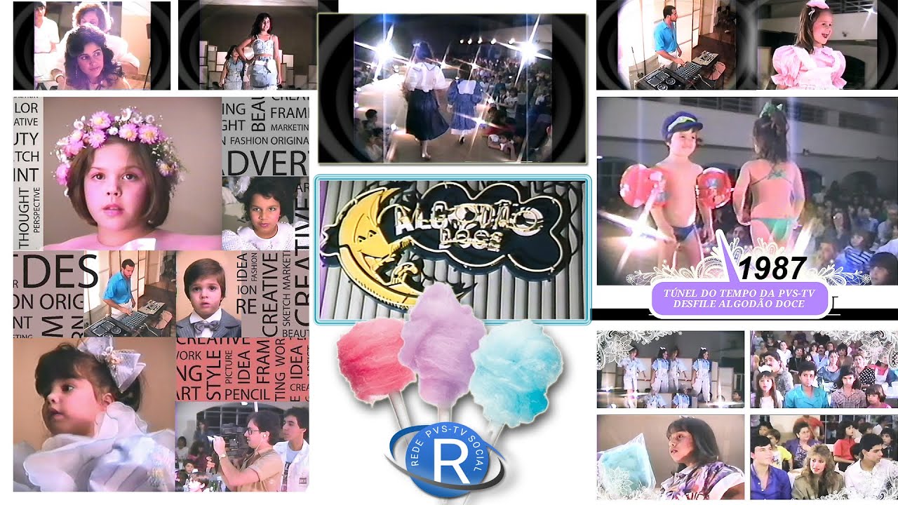 PvsTv Novidades - DESFILE MODA INFANTO JUVENIL - ALGODÃO DOCE 1987- NO ITUIUTABA CLUBE