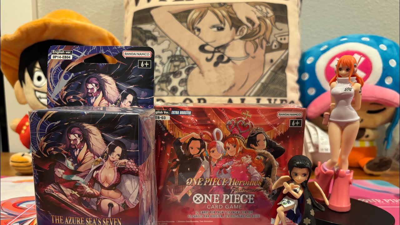 One Piece EB-03 Booster Box and OP-14 Blister/Double Pack Rip!